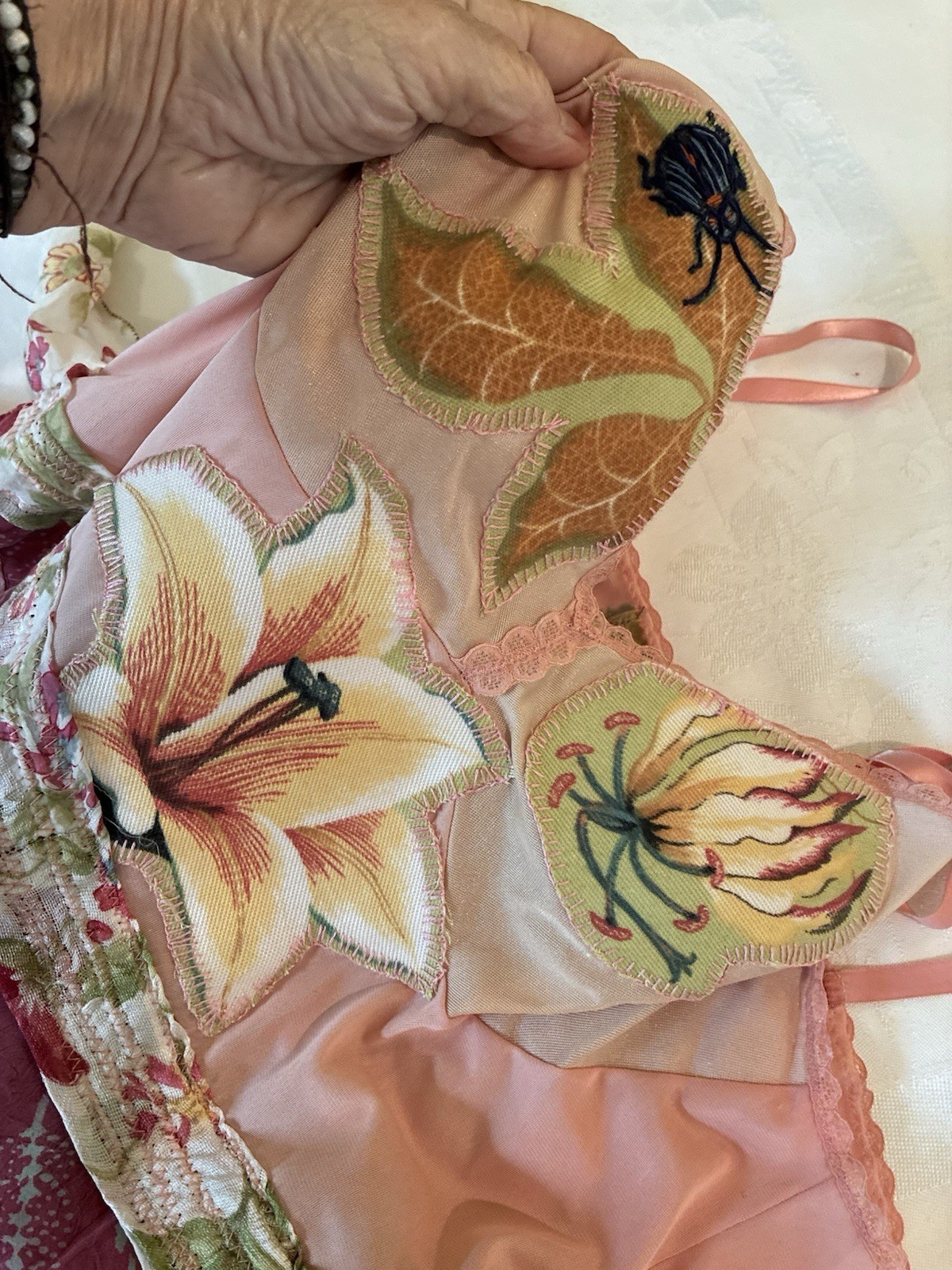 NWOT 100% Silk OOAK Patchwork Gown • SF Faire Artisan Masterpiece ✨