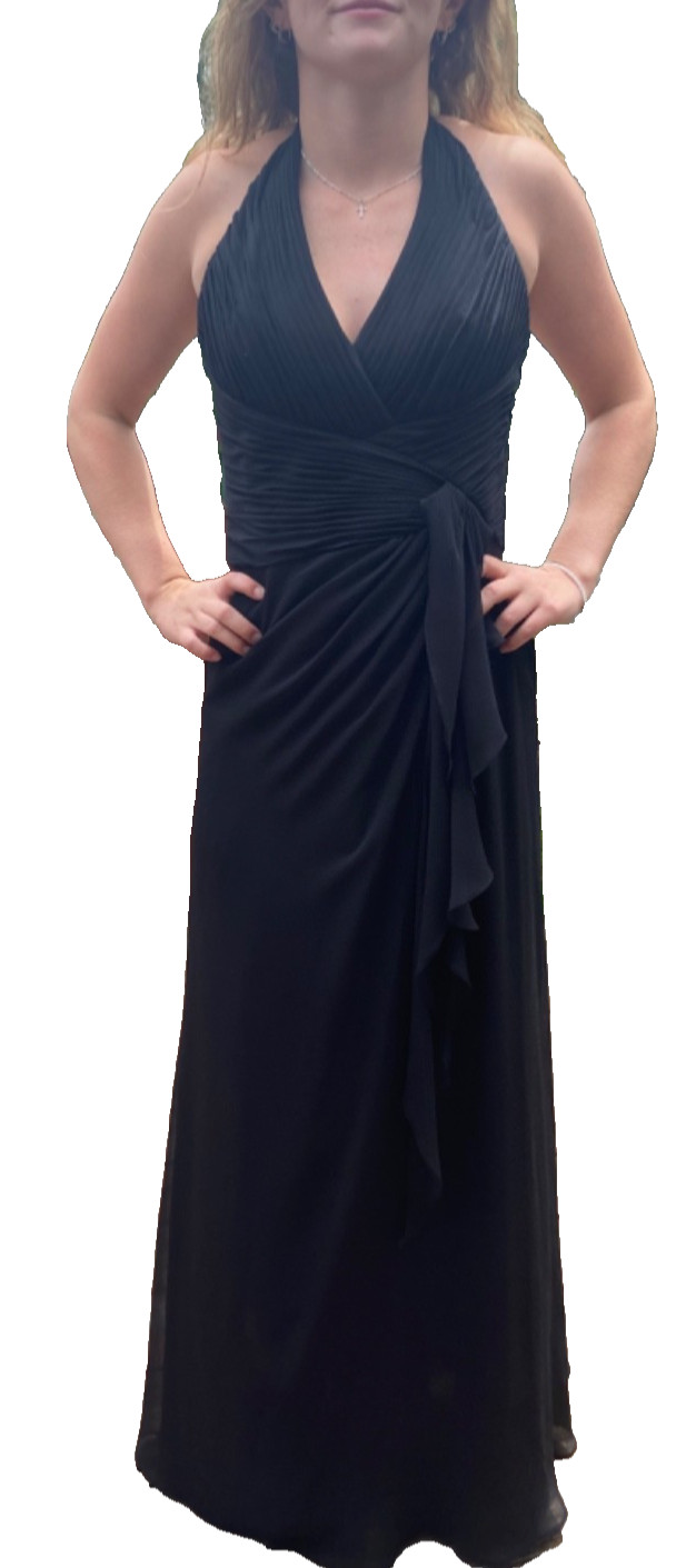 David’s Bridal Formal DRESS Women’s Size 2 black classic Holiday Cruise
