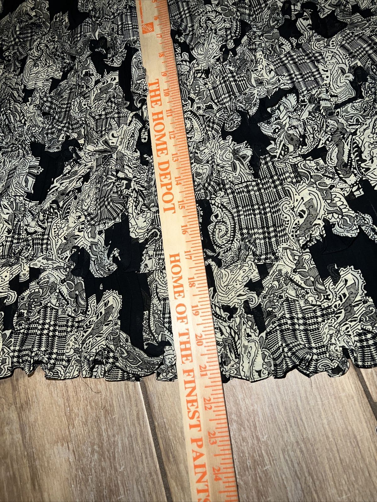Mikael Aghal 2PC set BLAZE & RUFFLE TIER SKIRT Black SZ 10 br2