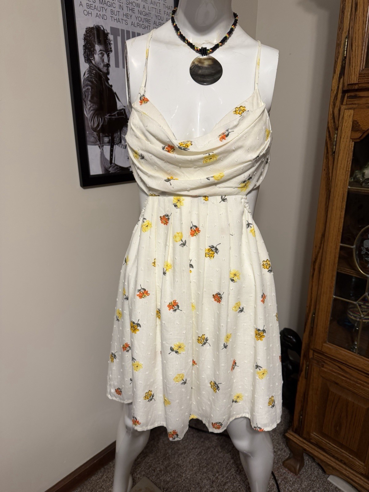Halter Style Sky To Moon Cut Out Dress L NWT
