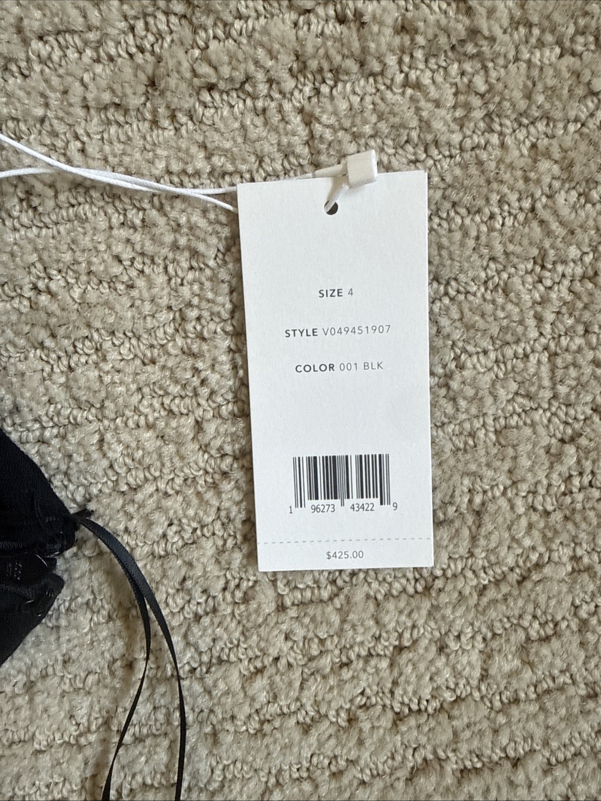 Vince NWT Size: 4 black Softly Draped At Chest. Great Weight For Summertime!