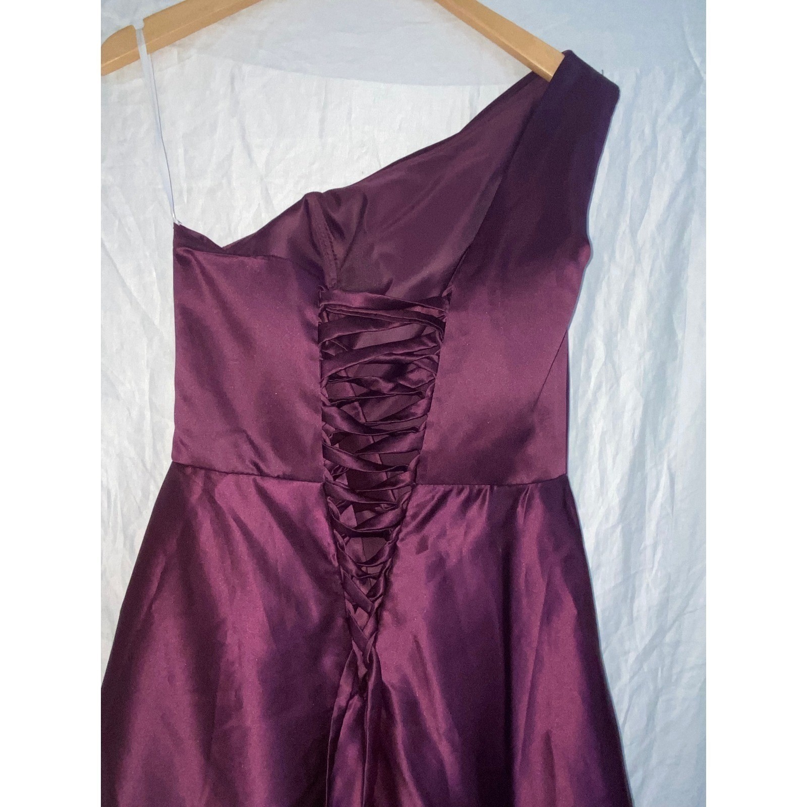 Ine Evening Gown Womens 6 Satin Corset Back Formal Maxi Wedding