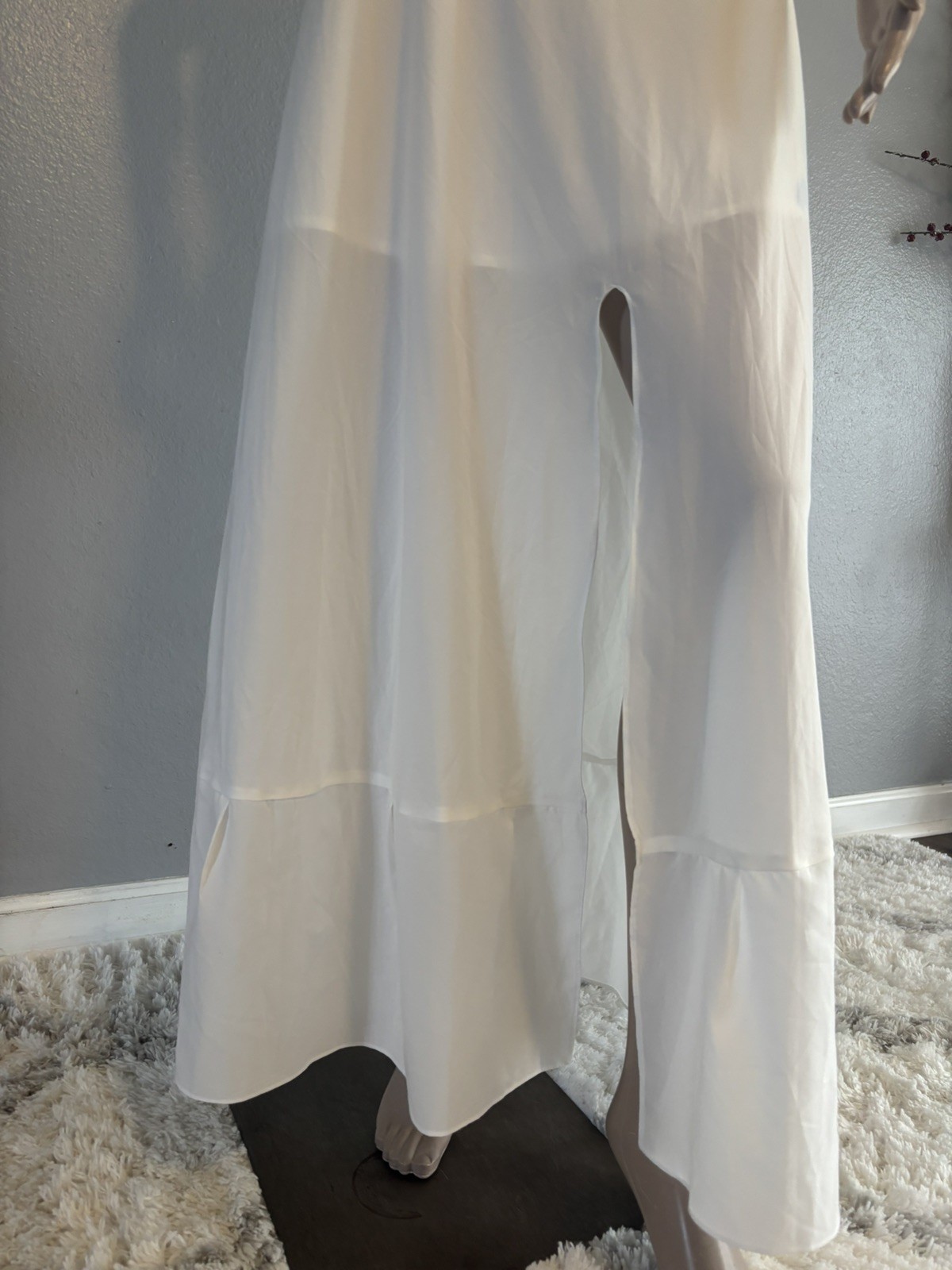 Long White Dress – Size Medium