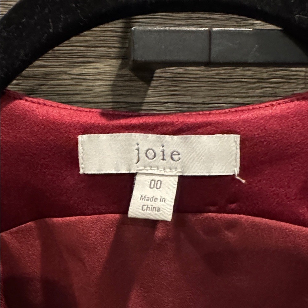 Joie Kataniya Sleeveless Front Toe Deep Red/Maroon Evening Dress Size 00