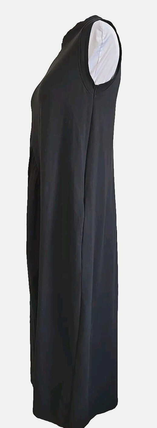 Alpha Studio Tank Dress Sleeveless Long Modernist Maternity EU 40 US S/M