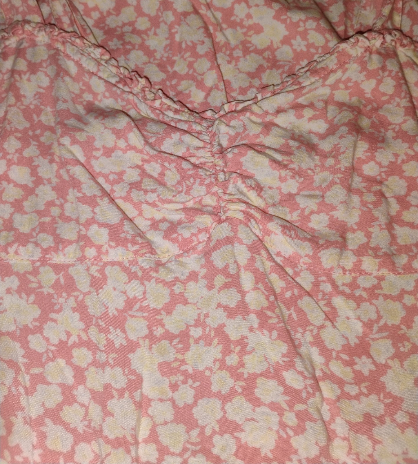 Billabong Pink Floral Tie-Strap Maxi Dress