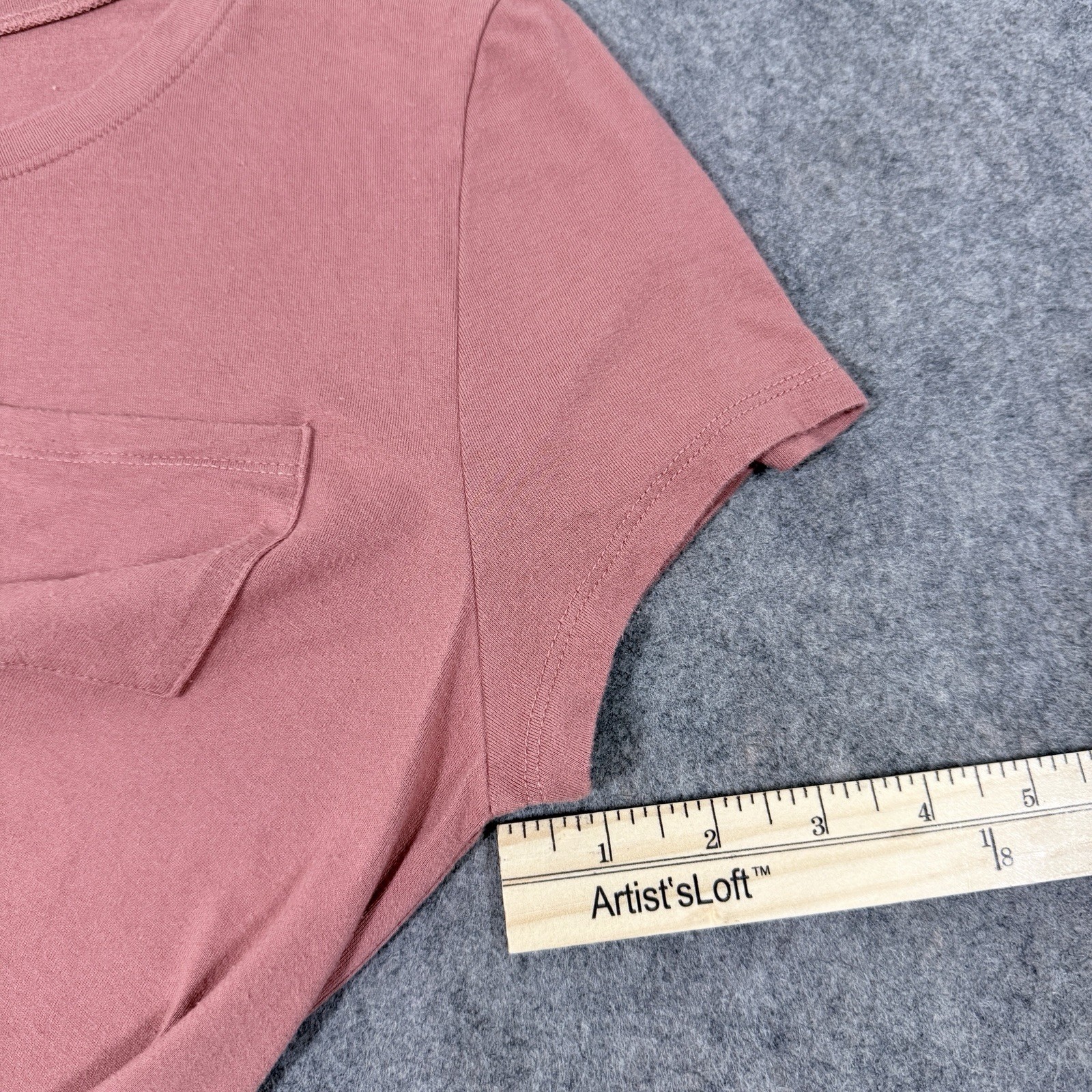 Arizona Jean Co Short Sleeve Stretch Pullover Dress Fits Women’s Size Large Pink