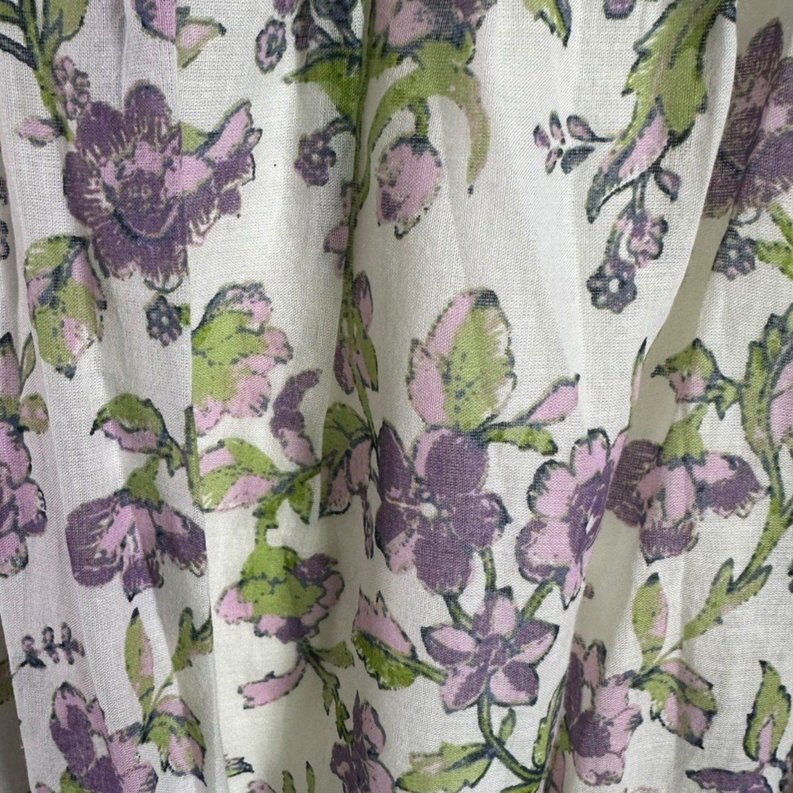 Free People Bohemian Retro 70s Endless Afternoon Floral Mini Dress Large