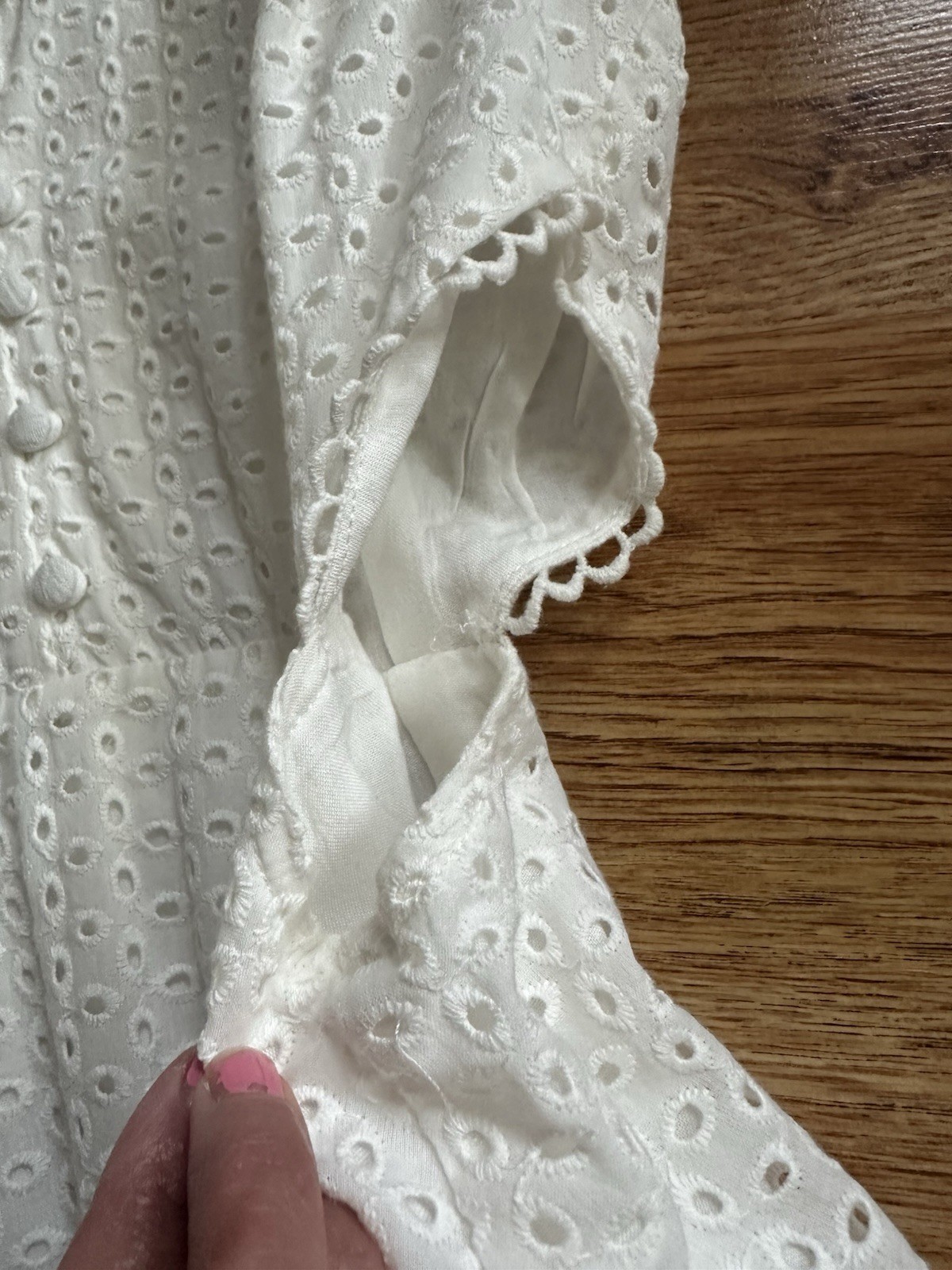 NWT Lost + Wander White Side Cut Out Dress S