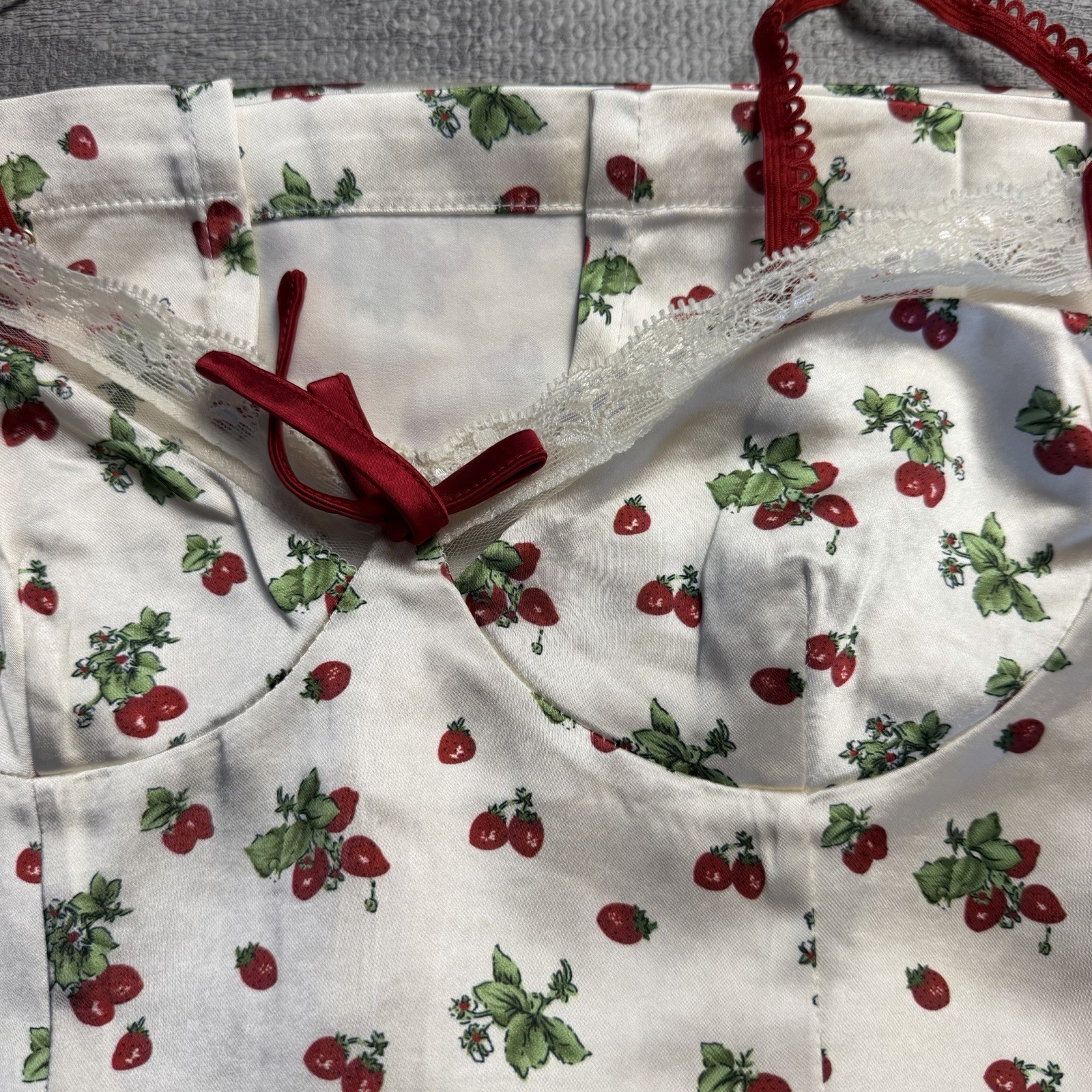 This LaceMade Strawberry Farm dress Size XS