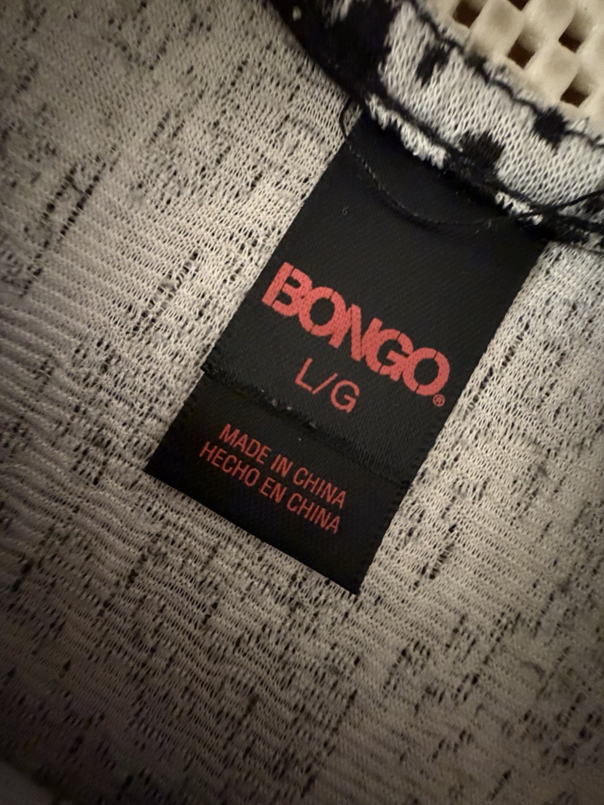 Bongo Bodycon Stretch Shift Dress Sz L/8/10 Animal Print Mini Y2K Club Cocktail