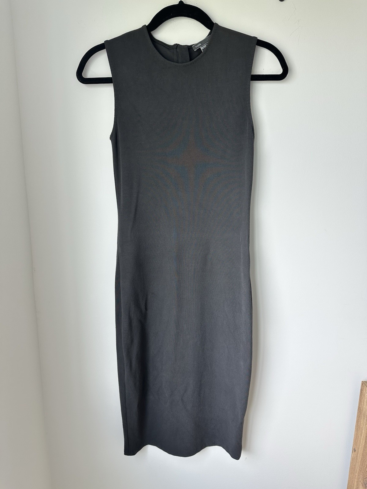 Vince Sleeveless Midi Dress – Charcoal Gray – Size XS Women’s