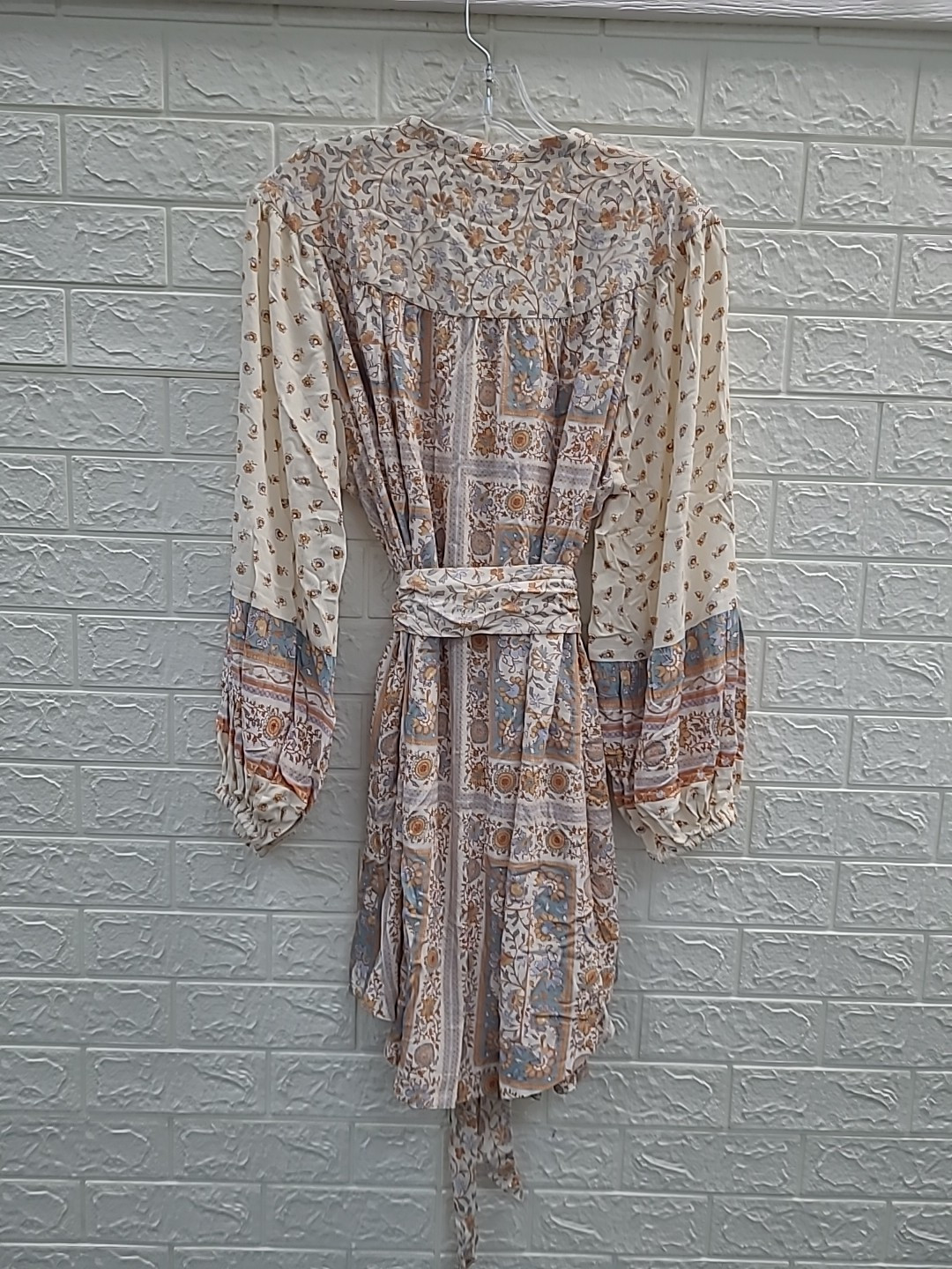 New Spell Sunshine Bandit Tunic Dress Desert Sage Size Large