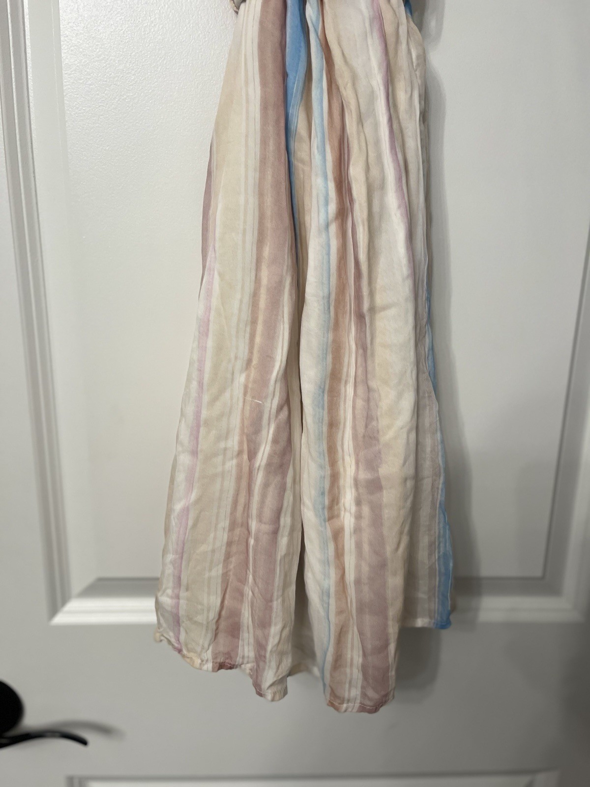 Cloth & Stone Sleeveless Striped Button-Front Dress Tie Waist S Coastal Vacation