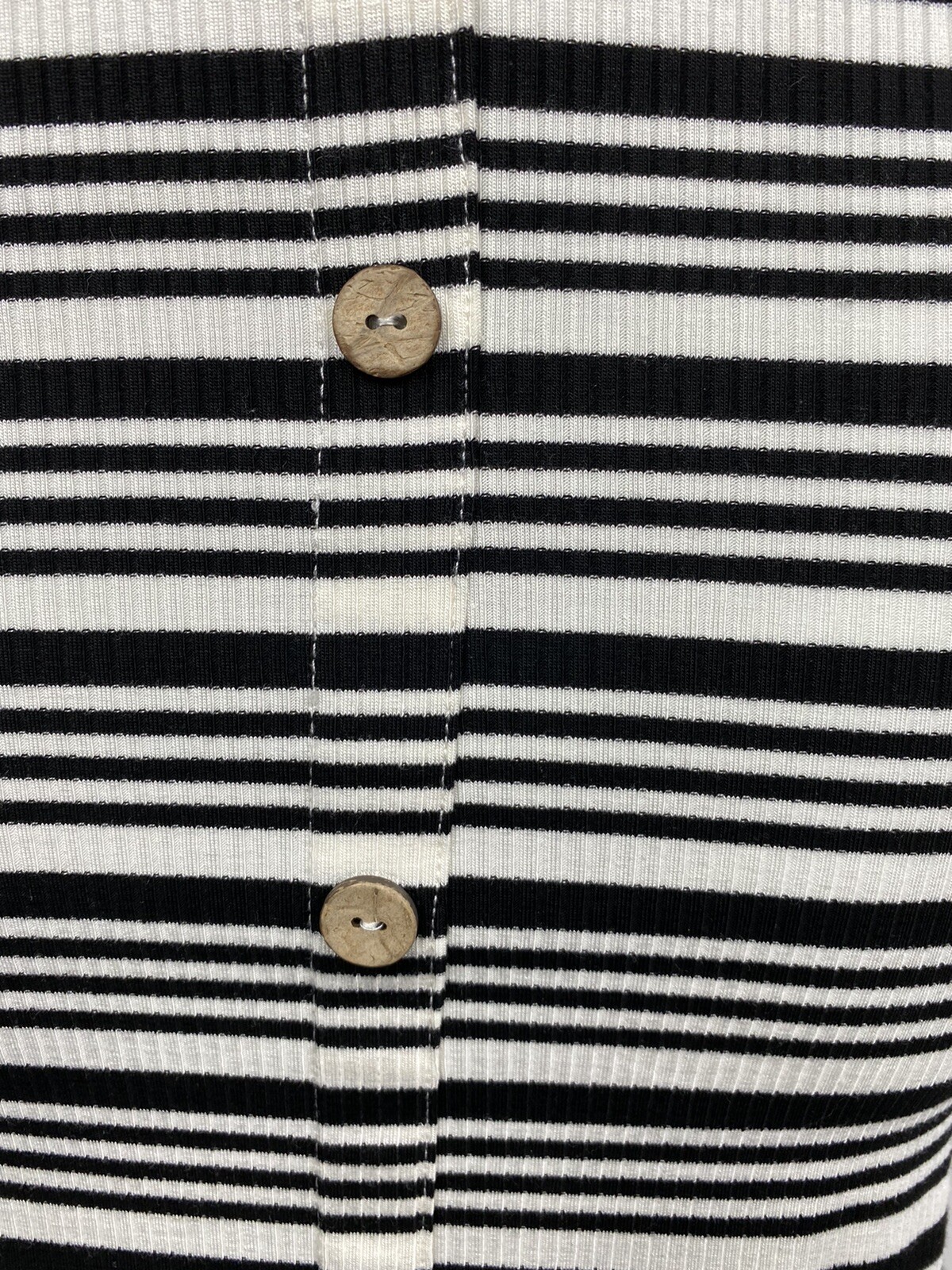 Love Tree Striped Ribbed Bodycon Mini Dress Small Stretchy Soft New 90s Black
