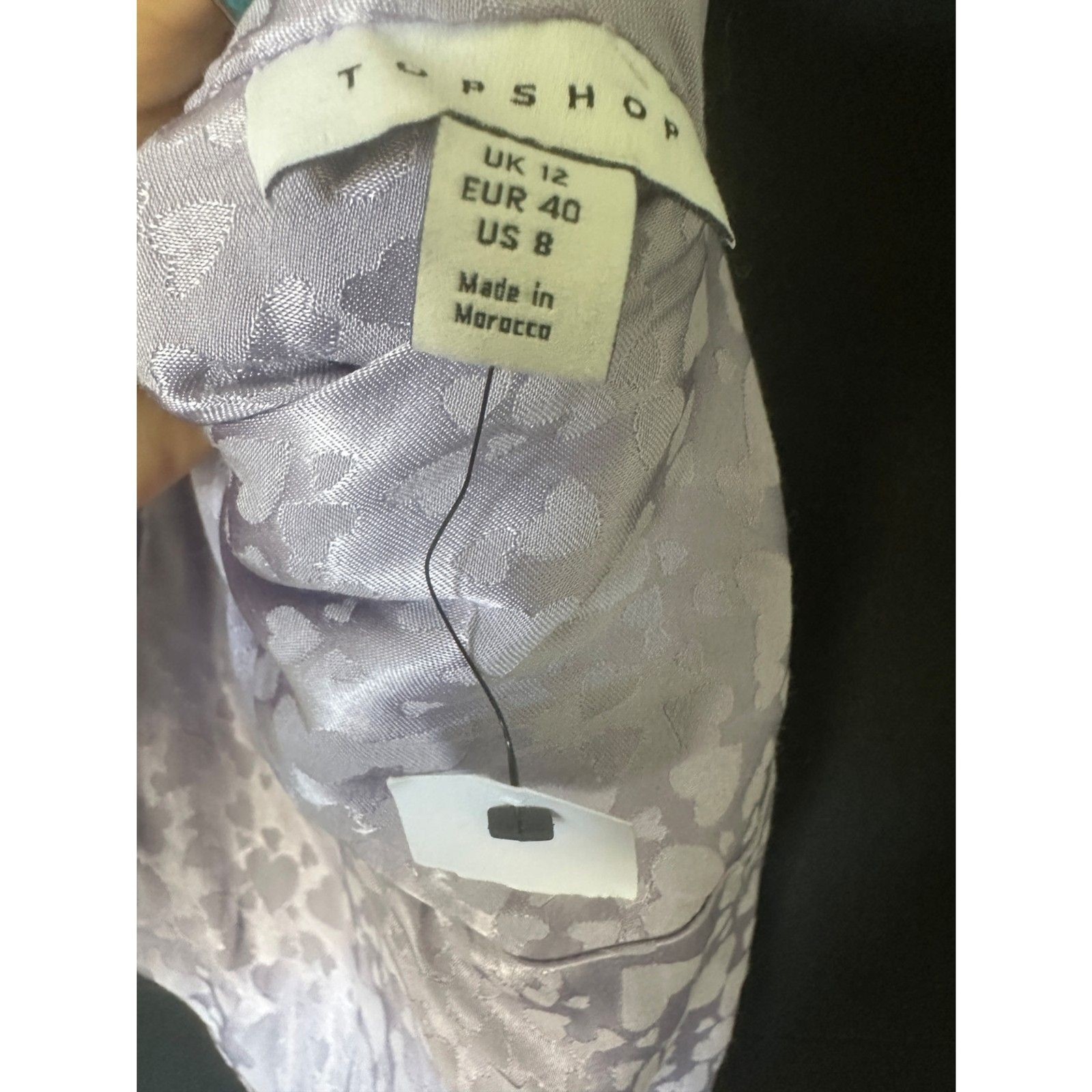 Topshop Bridal Halter Satin Maxi Slip Dress 8 Side Slit Wedding Bridal Purple