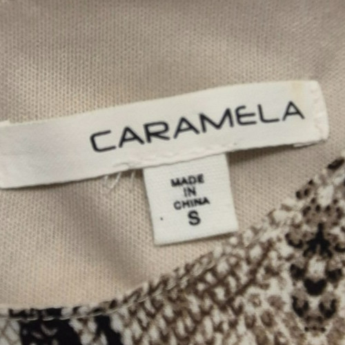 Caramela women’s python snake print A-line fully lined sleeveless dress sz. S