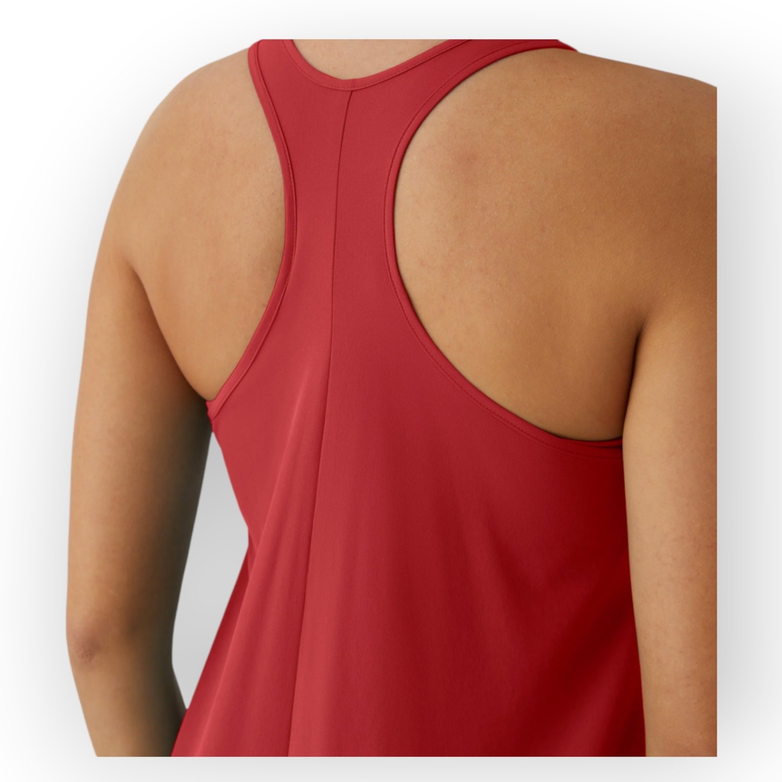 Halara Breezeful High Low Dress Racerback Side Pocket Red Size L – Flowy Casual