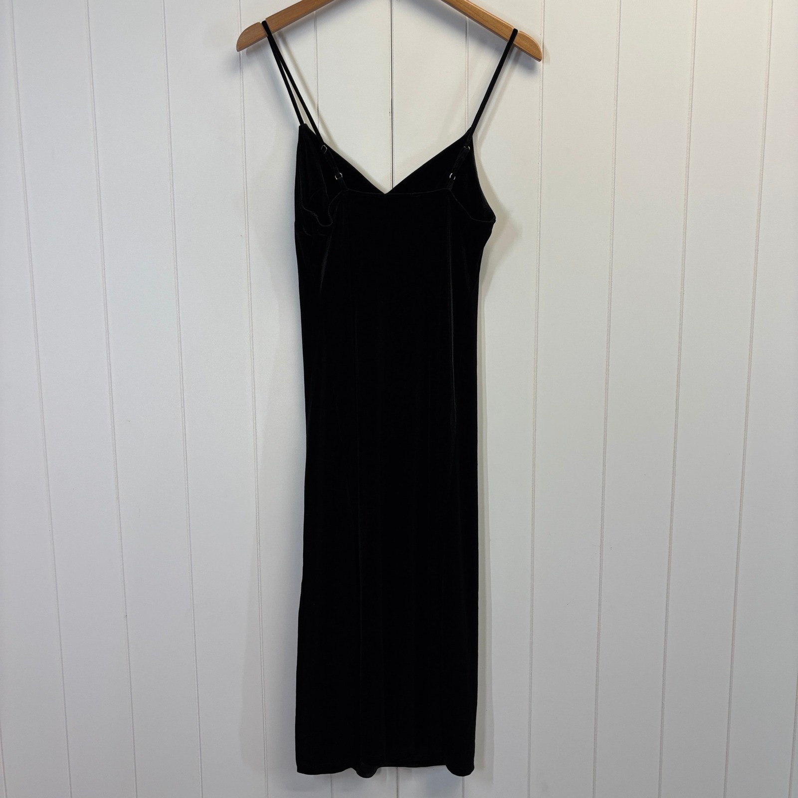 Unbranded 90s Grunge Velvet Slip Dress Women Size S Indie Sleaze Goth Clubwear
