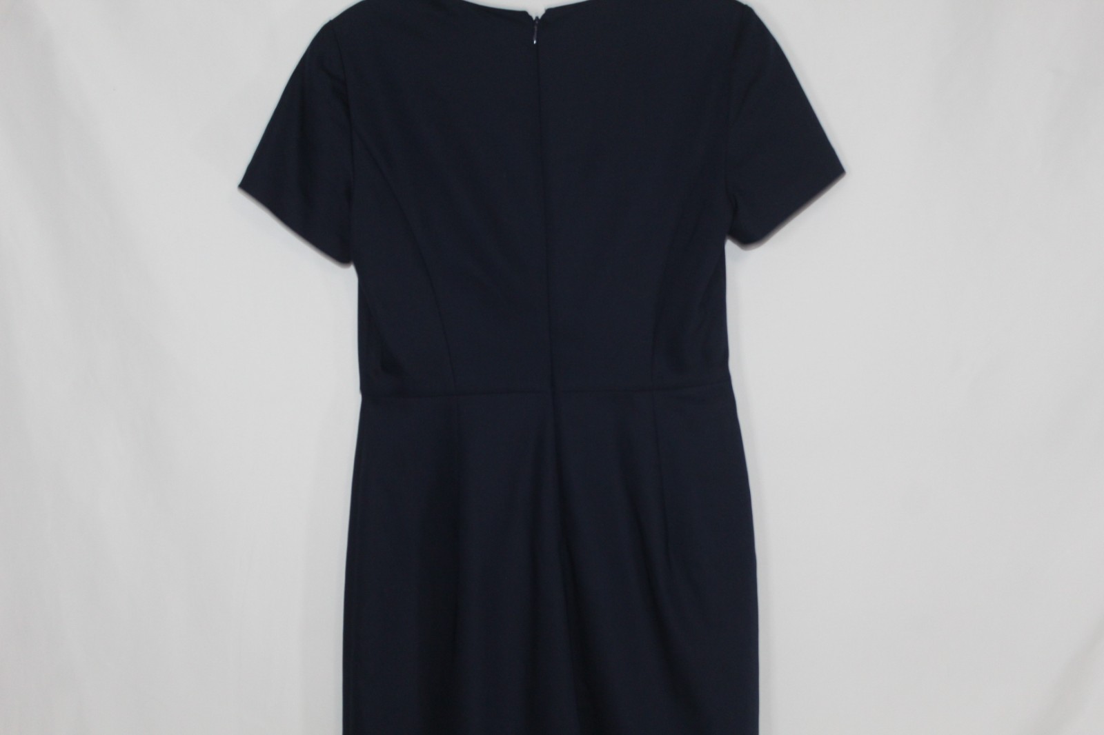 J.Crew women’s navy sheath dress size 4 short sleeve knee length office wear