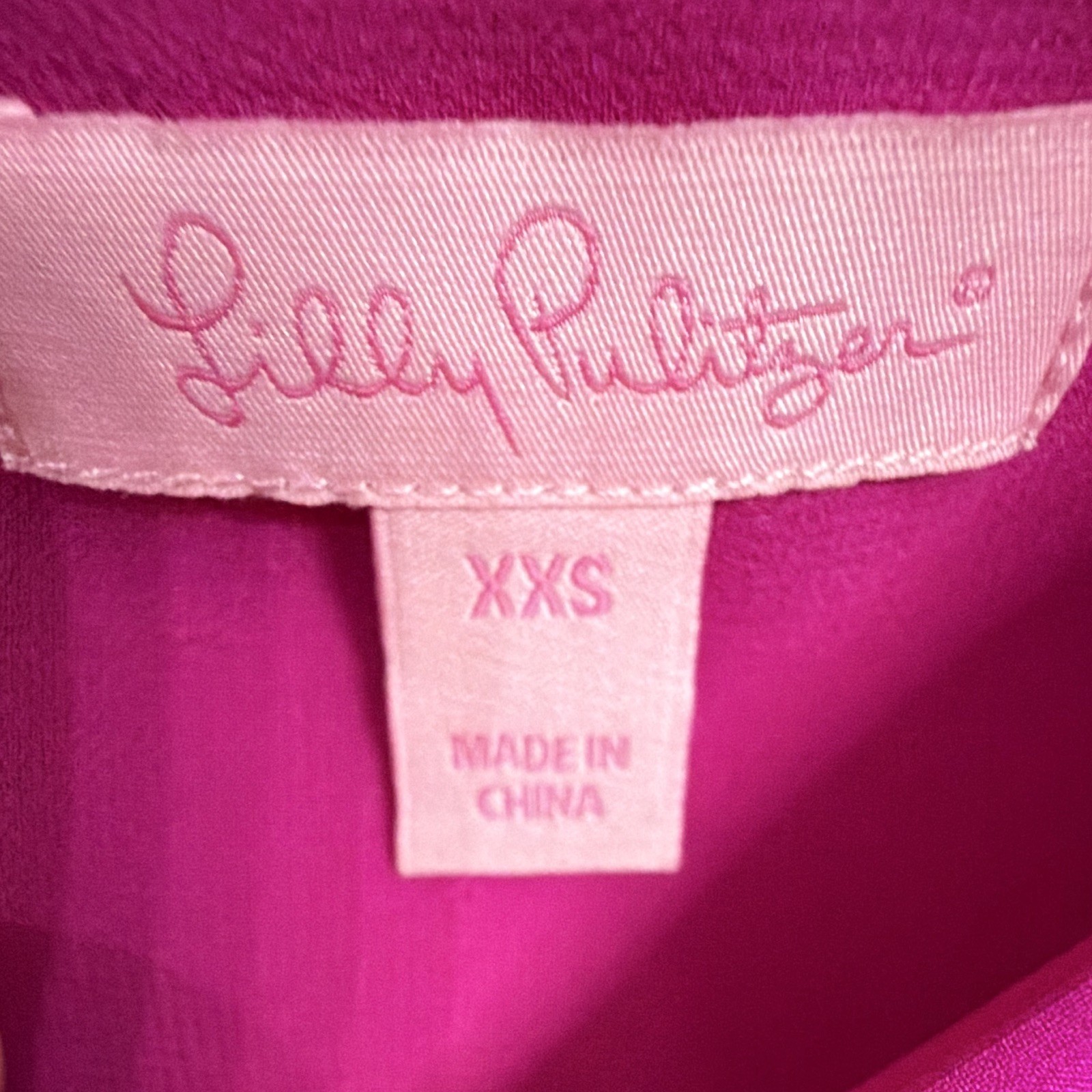 Lilly Pulitzer Pink Solid Ruffle Cold Shoulder Sleeveless Mini Dress XXS