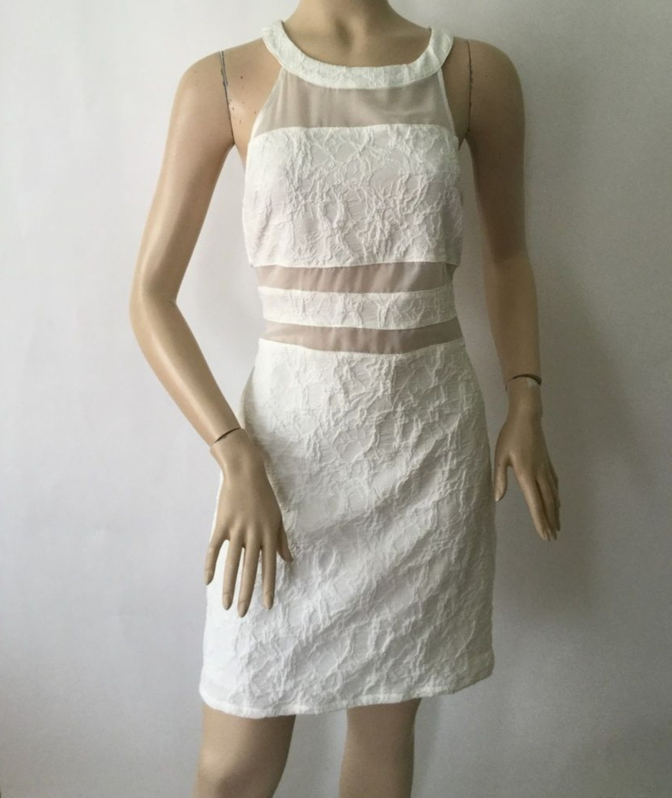 NEW SUGAR LIPS (Size L) Sleeveless Sheer Waist Detail Dress