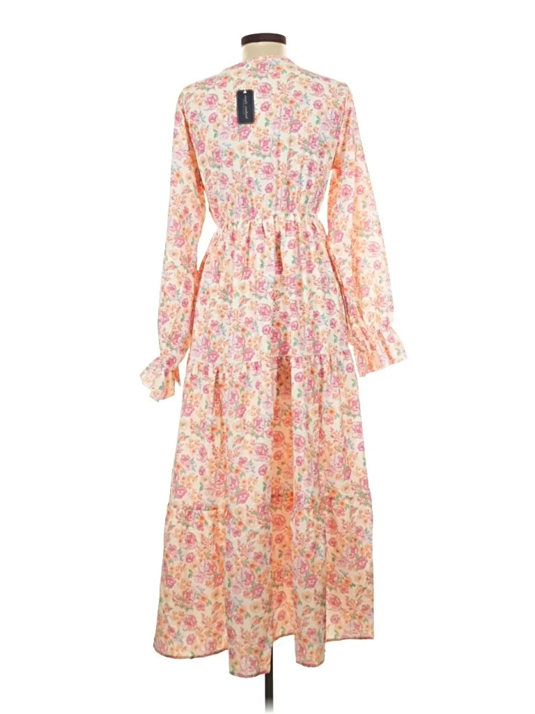 SIMPLY SOUTHERN Floral Prairie Dress Cottagecore Romantic Midi Size 12 NWT
