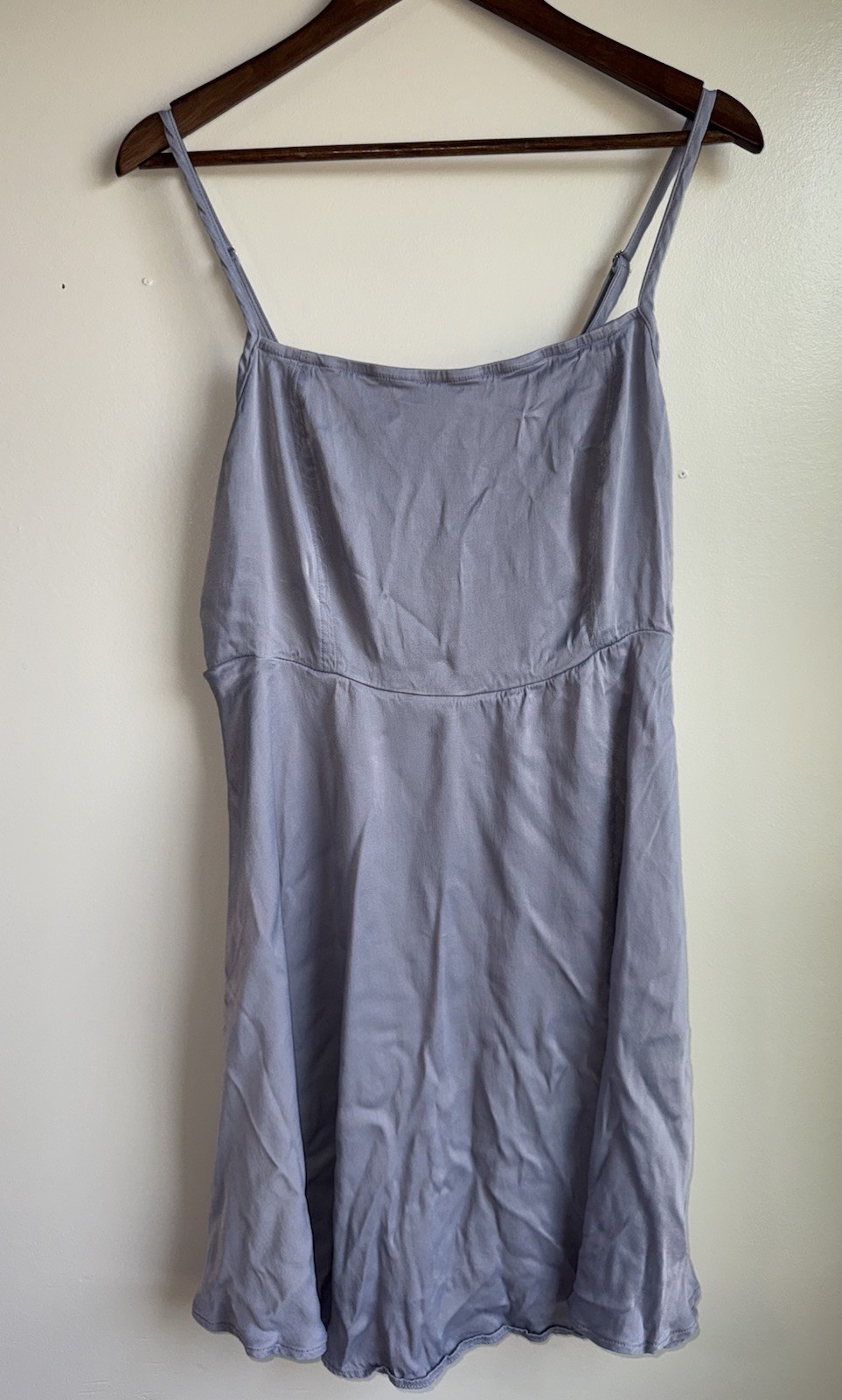 Urban Outfitters Women’s Lavender Slip Dress Smocked Back Adjustable Straps XL
