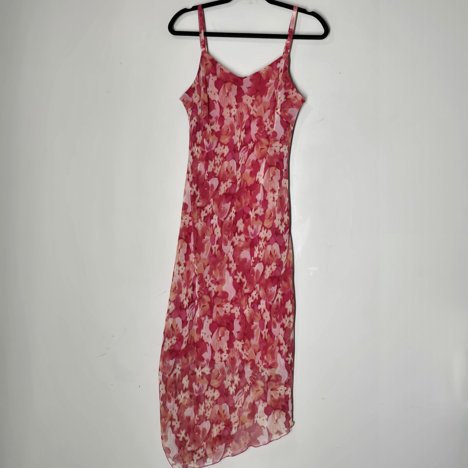 Jonathan Martin Floral Slip Dress Y2K Romantic Fairy Grunge Midi Pink 12