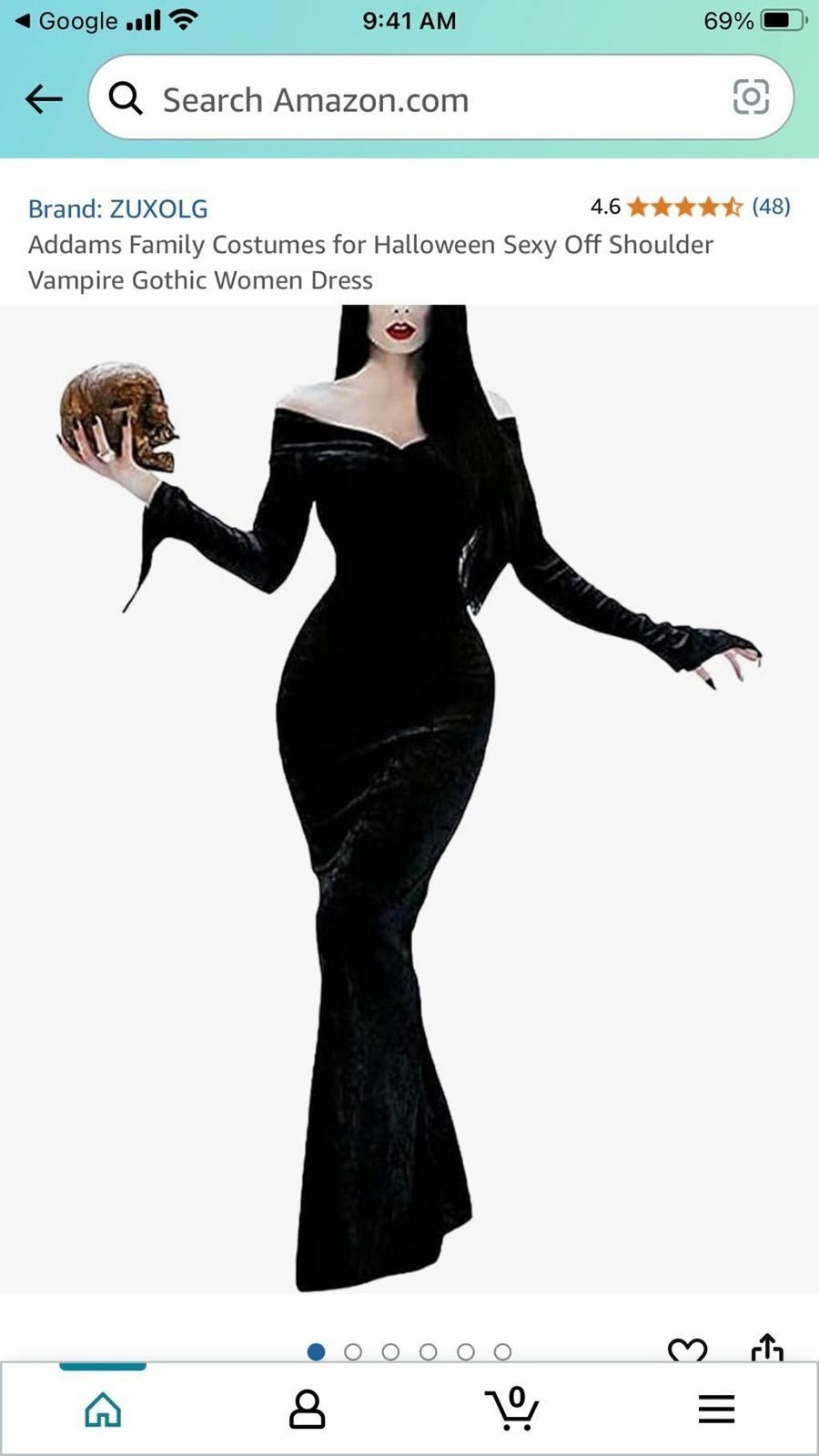 Halloween Sexy Off Shoulder Vampire Gothic Women Dress, 2XL