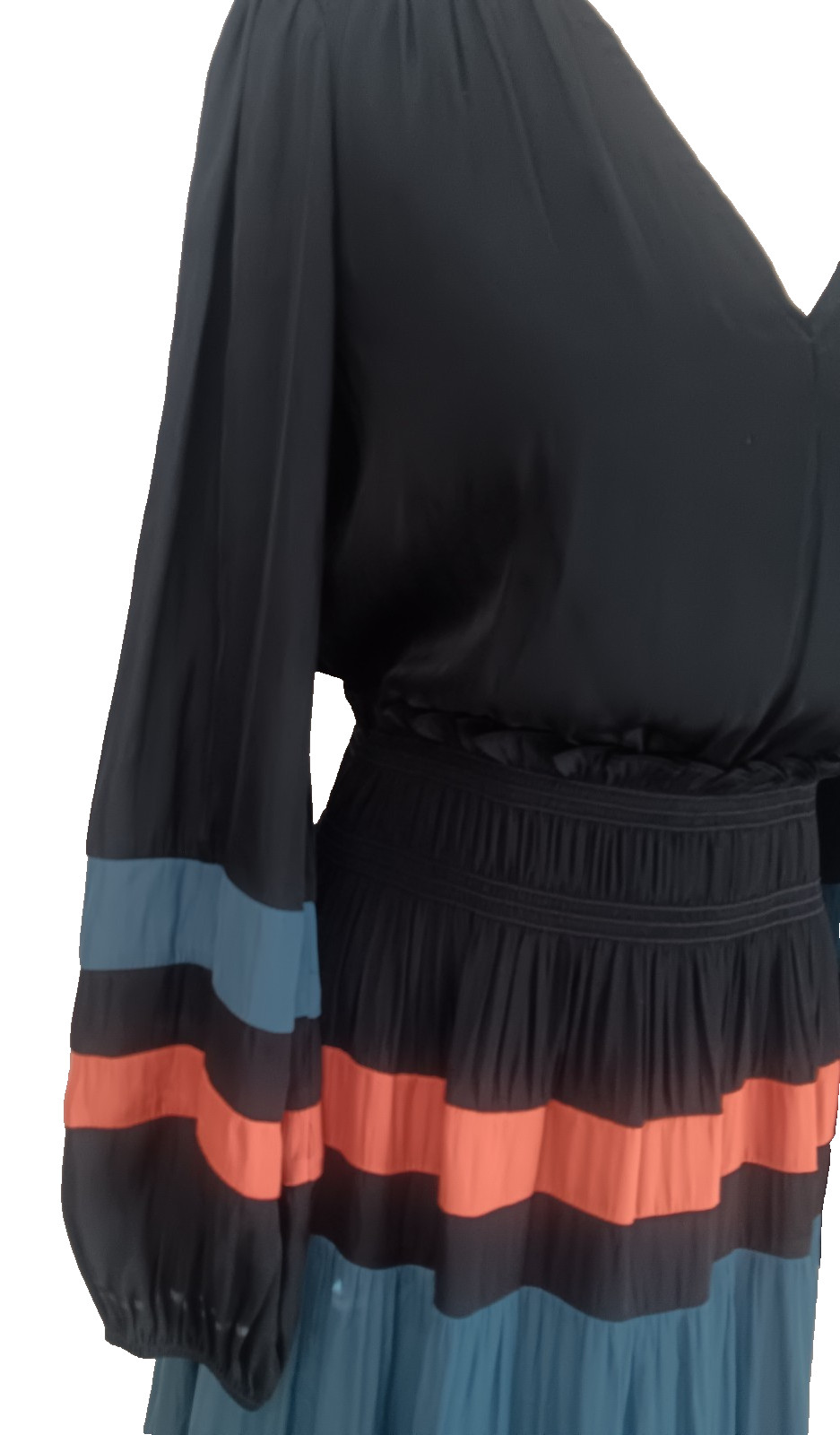 Current Air Anthropology Aidy Colorblocked Midi Dress New with Tags XS