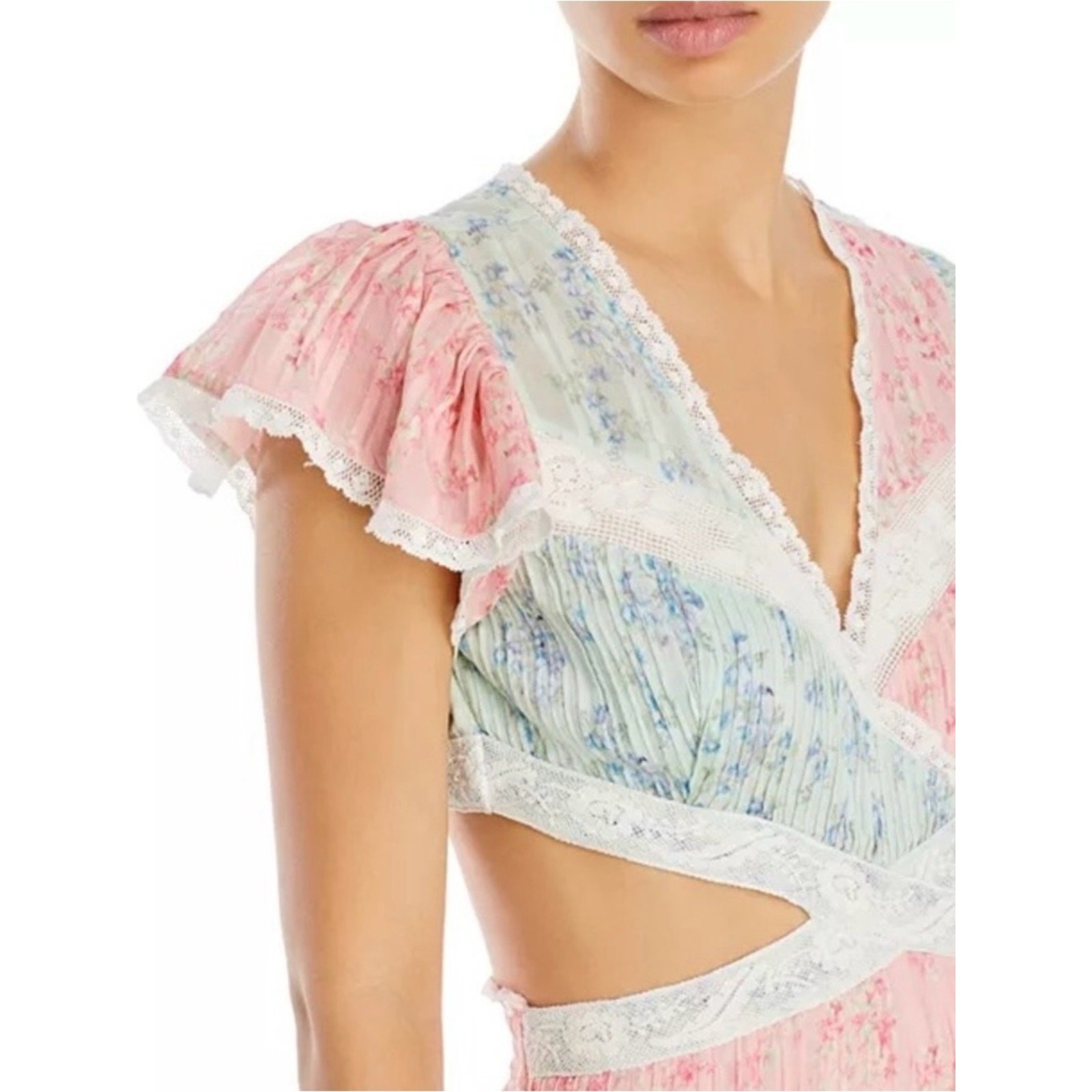 LoveShackFancy Audrina mini dress