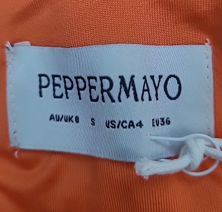 New Peppermayo Palawan Mesh Maxi Dress Women’s US Size 4