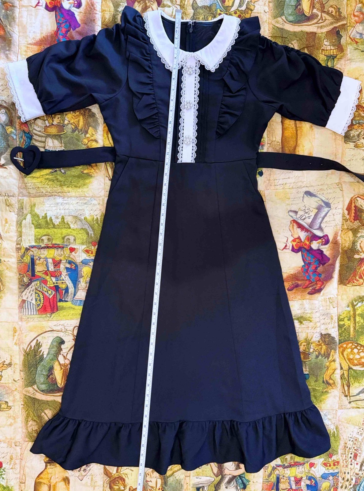 DearMyLove Sparkling Bijou Frill Afternoon Tea Dress Long Kawaii Jirai Kei Japan