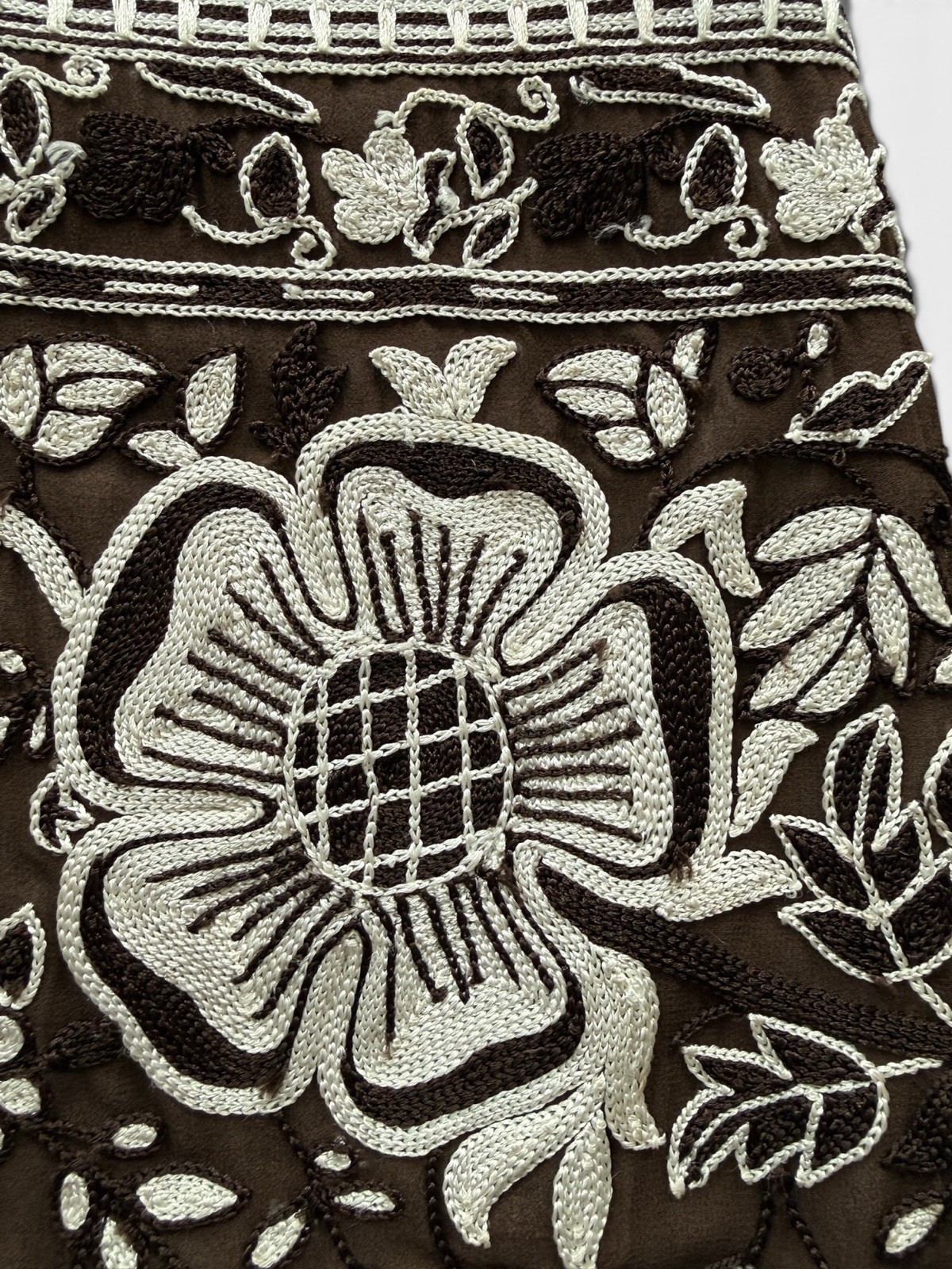 Archival 2004 Naeem Khan Fully Embroidered Silk Shift Dress Circa 2004