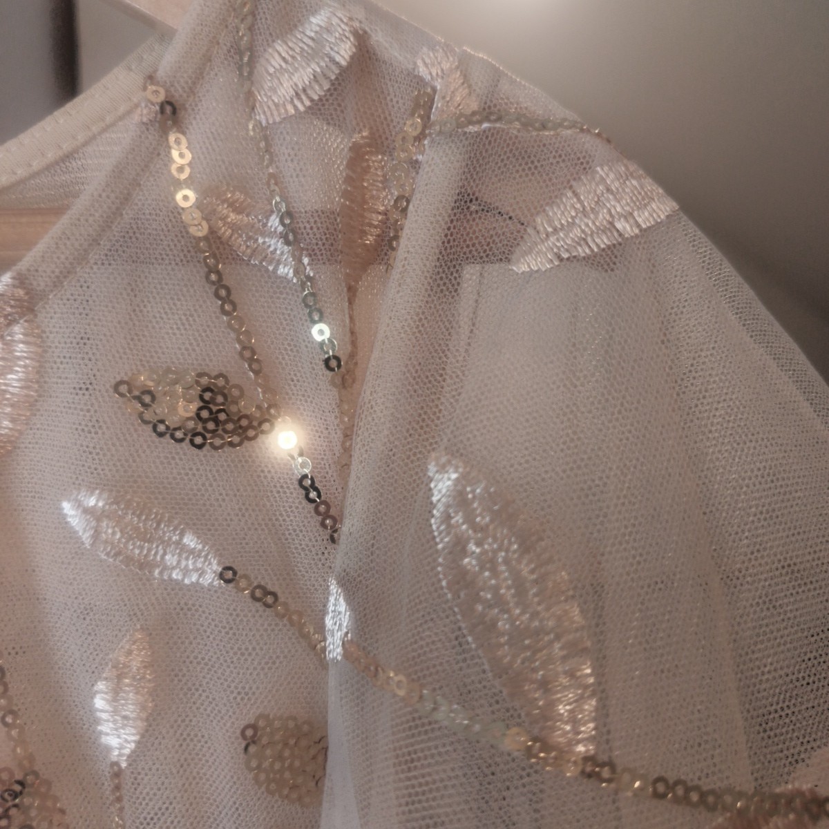 Ever Pretty Gold Sequin Floral Tulle Fairy Party Maxi Dress Bridal Glamour 4XL