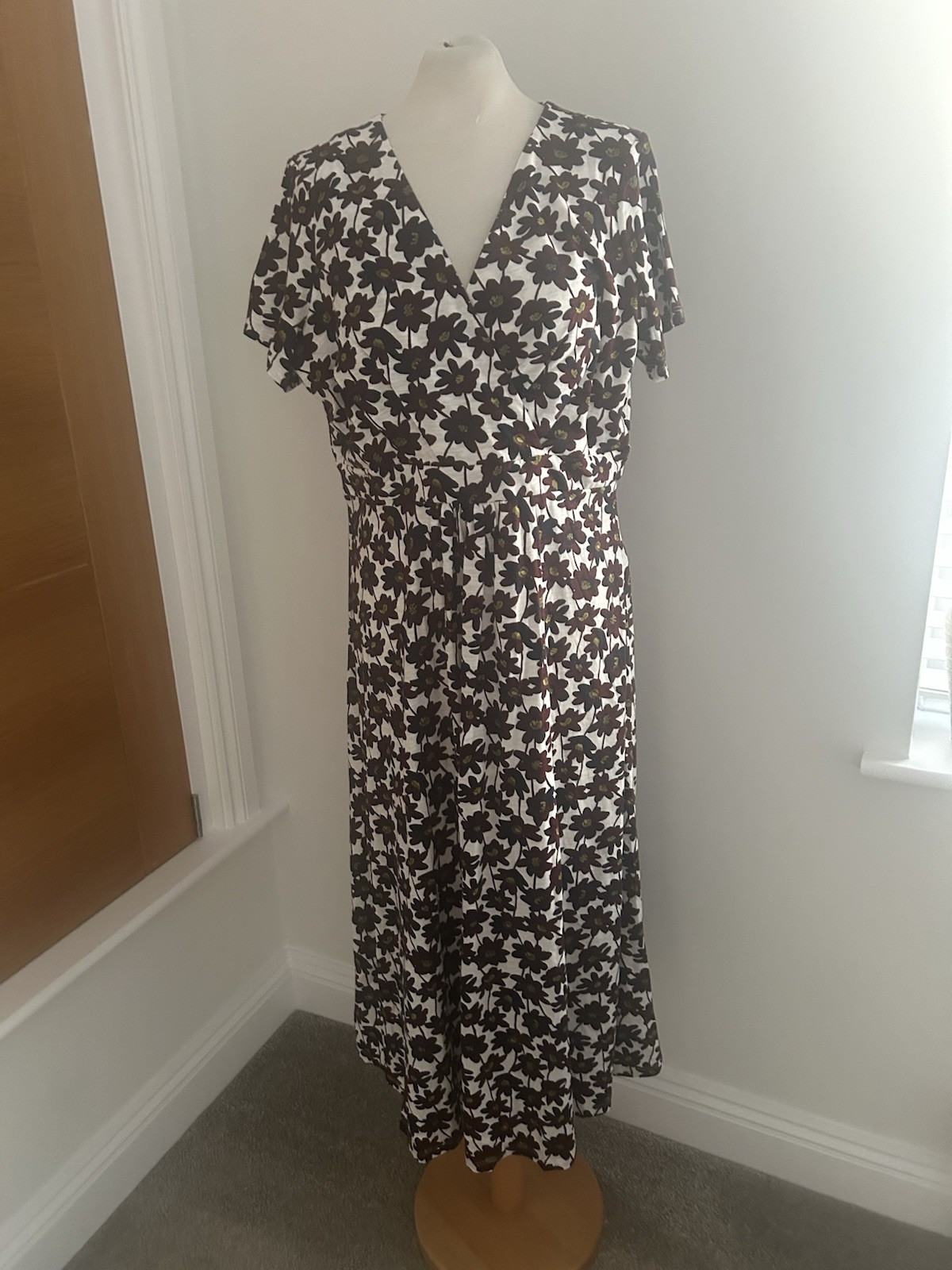 Seasalt Chappelle Dress Inked Cosmos Chalk Rrp £65.95 Bnwt