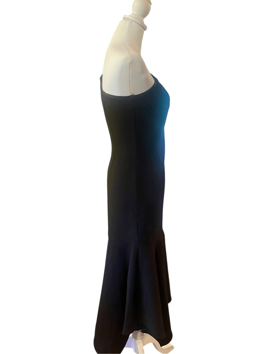 Shoshanna Eonia Black Asymmetrical One Shoulder Dress Size 0 MSRP: $570