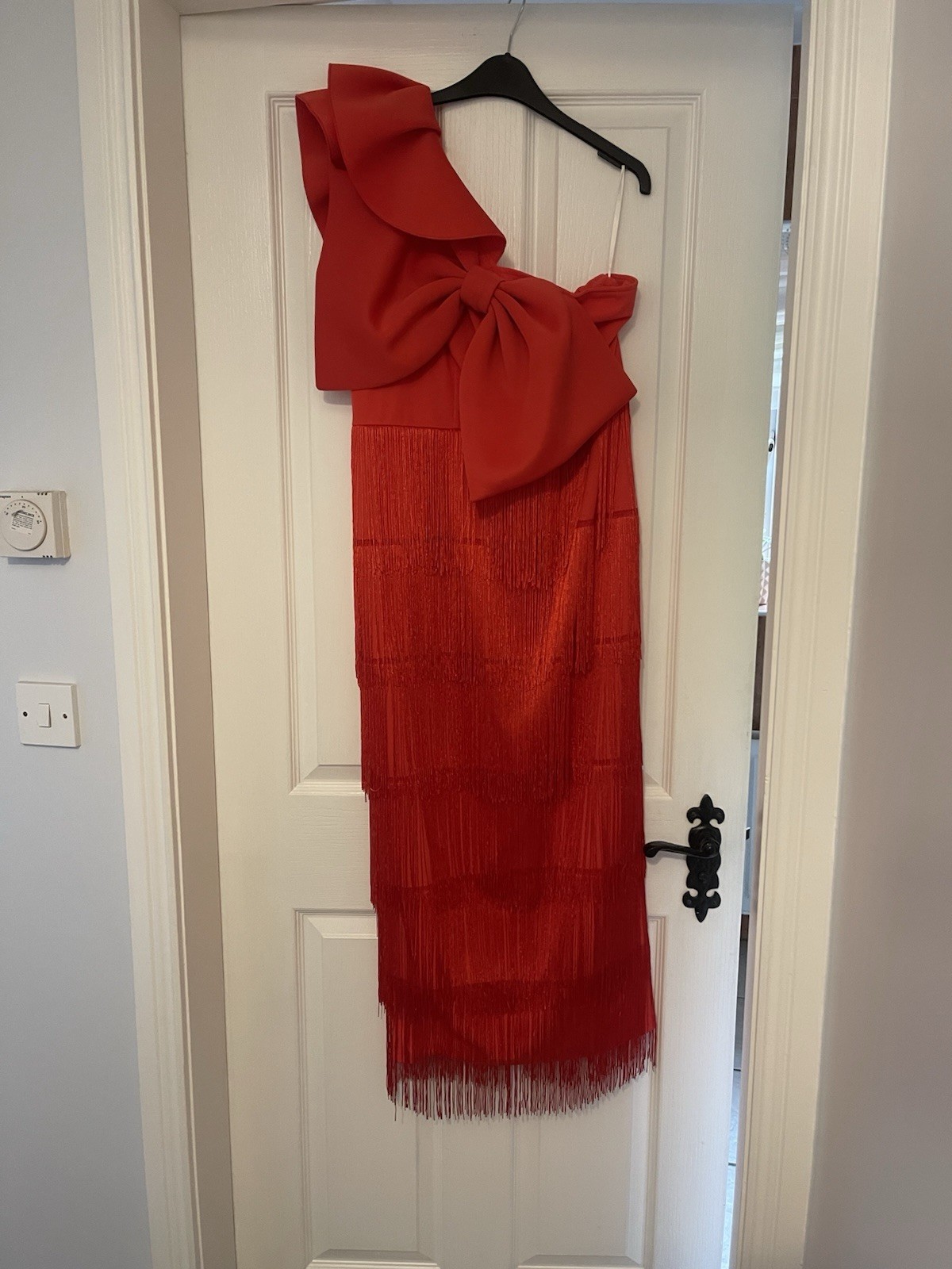 Aomei Dress Red Large New Bow Fringes Wedding Races Asos