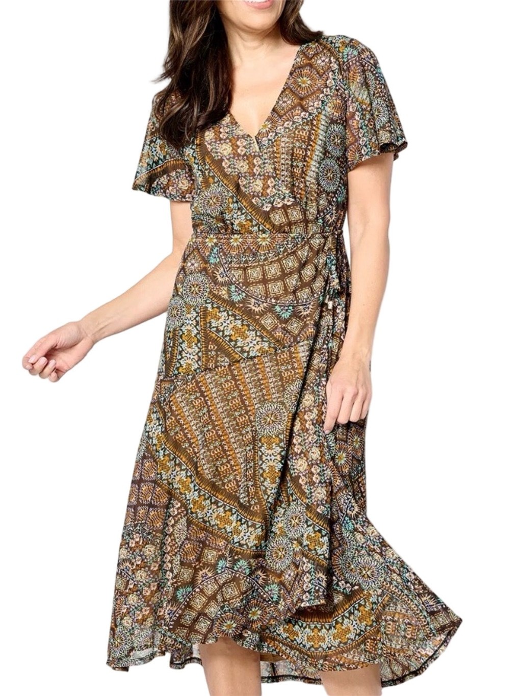 283. NWOT WOMENS SUSAN GRAVER XLP DETAIL DRESS