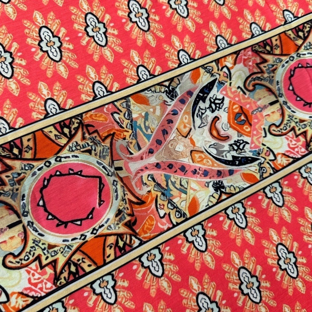 Vibrant Sleeveless Patterned Dress