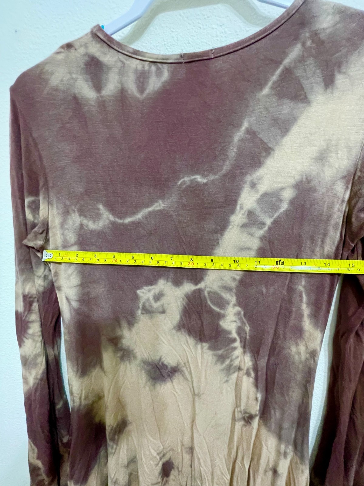 Love Tanjane dress S Brown tye dye worn twice soft stretch hand dyed easy care