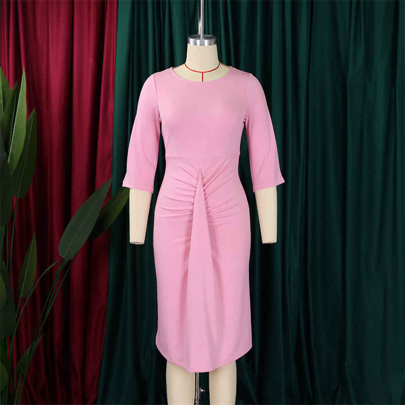 Large Size Dress Clothing Temperament Ol Ruffle Hip Fashion Women’s Pencil Skirt