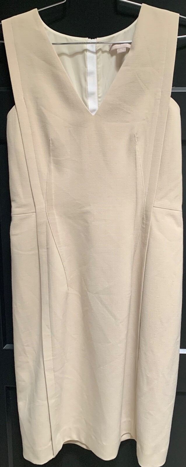 Banana Republic Wool Pencil Shift Sheath Dress Size 6R 12P Career Classic Lined