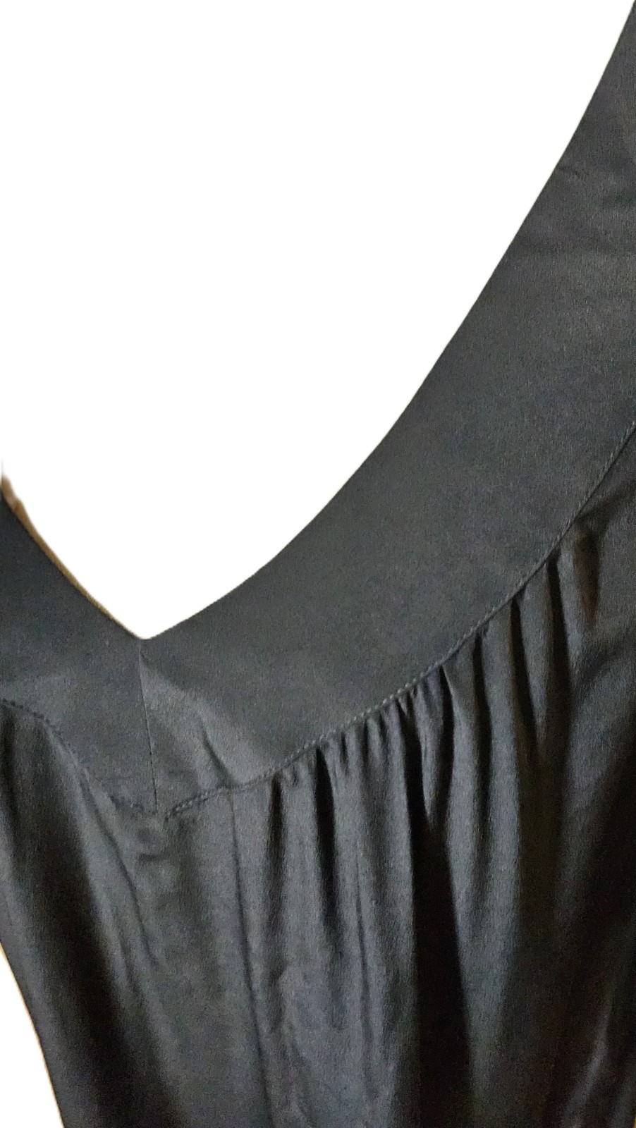 Rory Becca 100% Silk Little Black Mini Dress/Tunic SZ S Classic,Minimalist