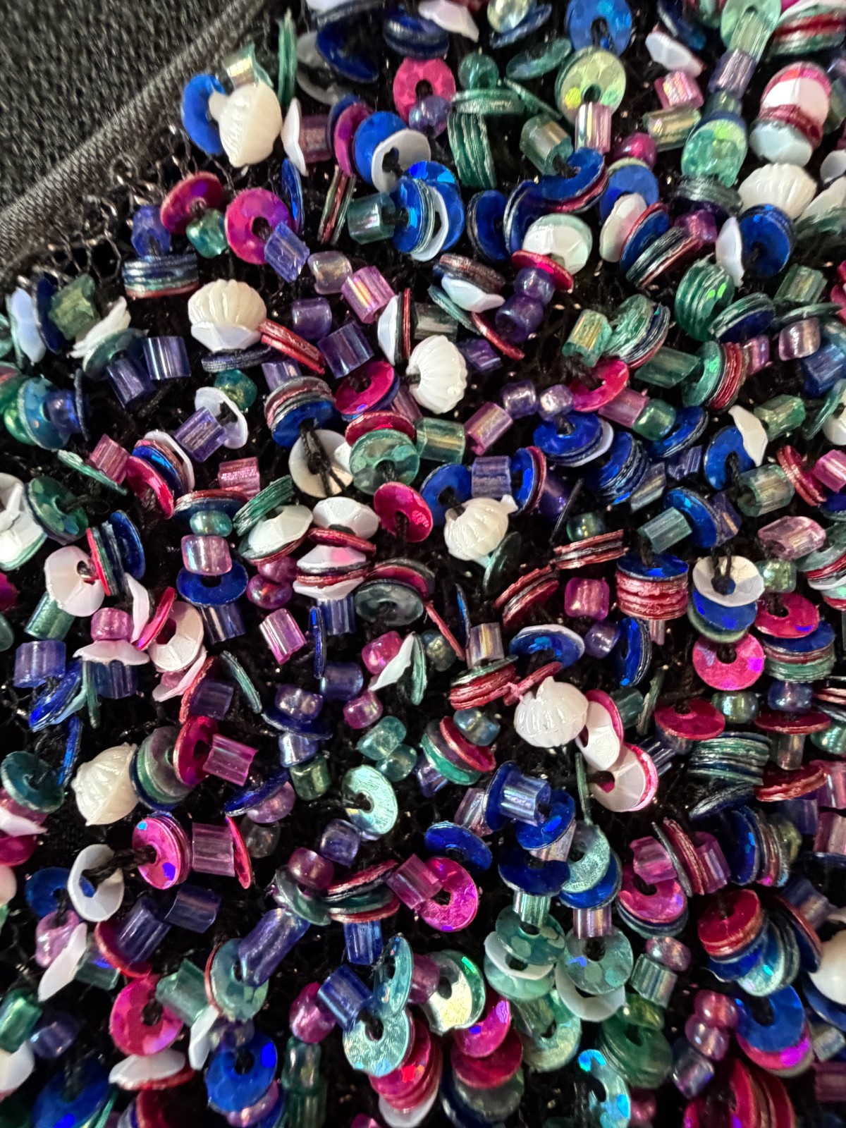 PARKER sequin-embellished mini cocktail dress multi-color size small sleeveless