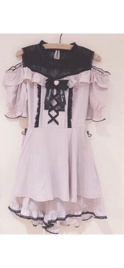 LIZ LISA Open Shoulder Setup Pink