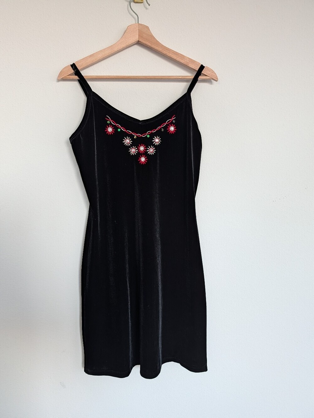 Status Collection Vintage Velvet Mini Dress