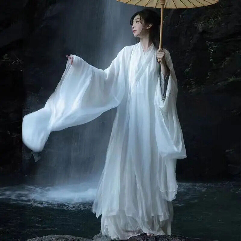 Women Ancient Chinese Hanfu Fairy Dress Costume Summer Dress Cosplay Hanfu Dress