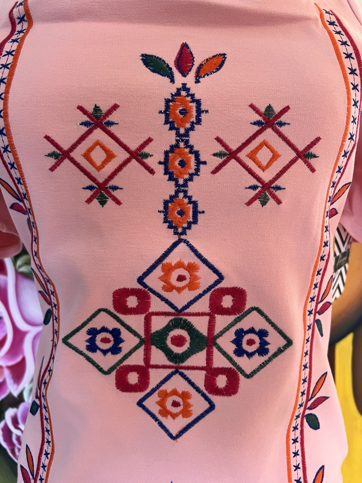 Women’s Mexican Embroidered Off Shoulder Dress XL NWT Made in Mexico